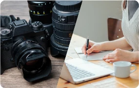 撮影から文章まで すべておまかせ